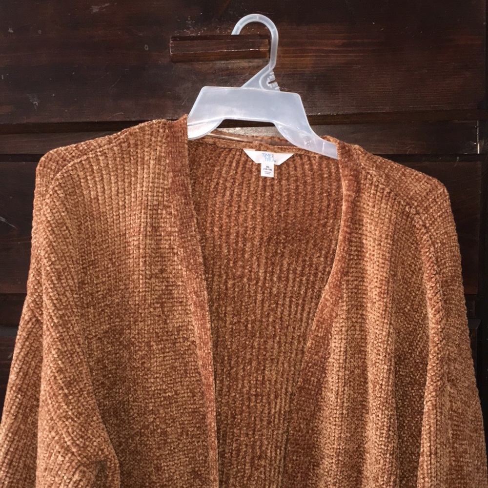 Oversized orange soft sweater